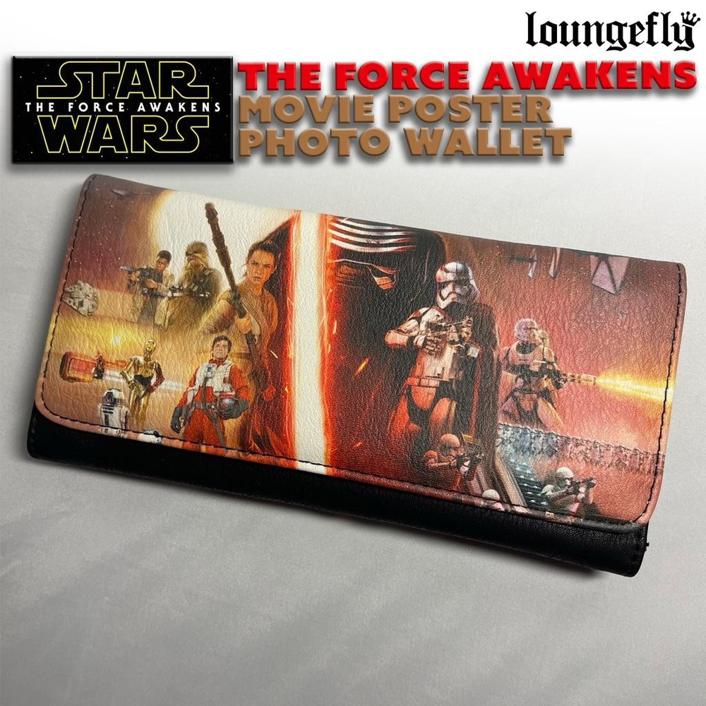 Loungefly Star Wars: The Force Awakens Movie Poster Photo Wallet